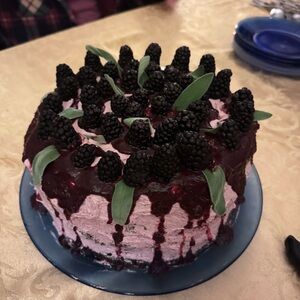 Love Black and Pink Cake Delight